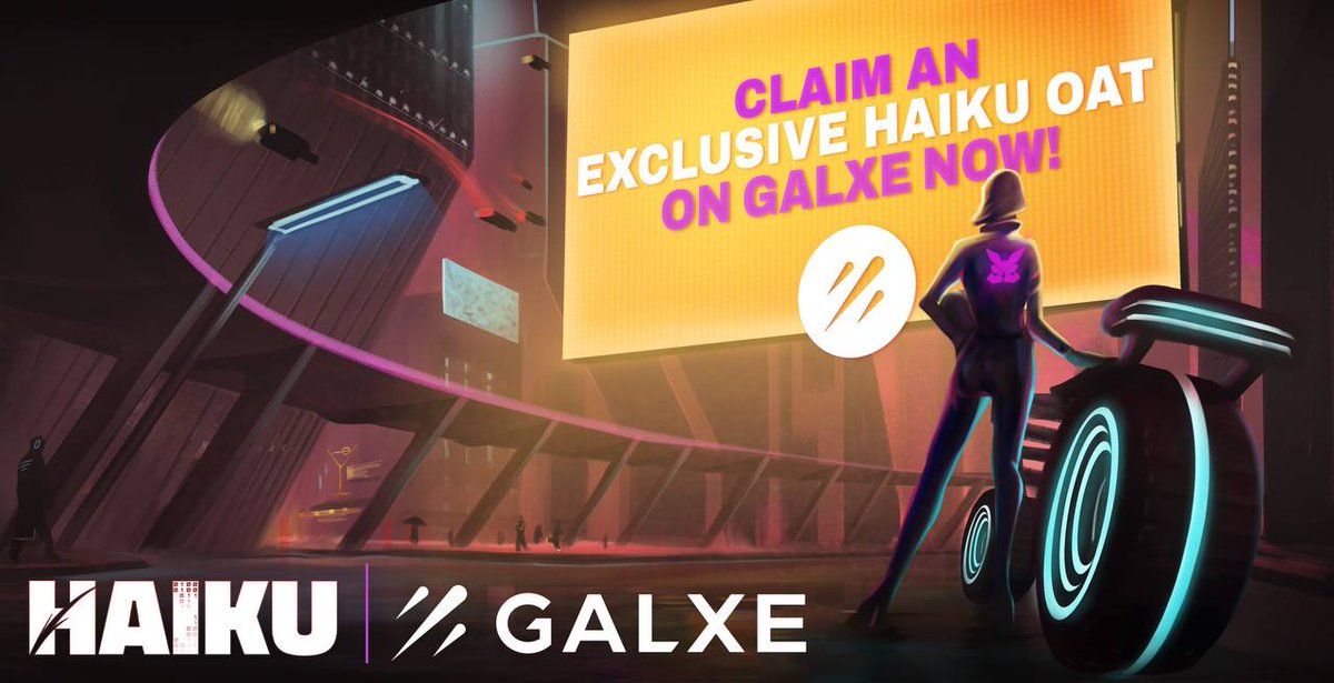 Our first Web3 campaign (powered by <a href="/Galxe/">Galxe</a>) is here!
🚀bit.ly/3vQYJ3C🚀

🏆We are giving away $1000 in USDC rewards to 5 randomly chosen owners of our #GalxeOAT on January 23rd!🏆

To win:
- Follow our Twitter
- RT this Tweet
- Join Our Discord:  discord.gg/haiku