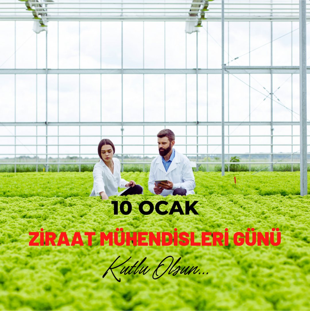 Değerli Meslektaşlarım,

✅Ülkemizde, tarımsal üretimde sürekli gelişen bilgiyi çiftçimize ulaştırarak gıda ihtiyacımızın karşılanmasındaki emeğiniz büyüktür.

✅Mesleğinizi icra edeceğiniz günler yakındır.

✅Ziraat Mühendisleri Günü Kutlu Olsun.