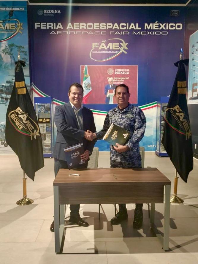 09 de enero de 2023.
Santa Lucía, Edo. Méx.

La Empresa GE Aerospace formaliza su participación en la FAMEX-2023.

#FuerzaAereaMx #FAMEX2023 #GEAerospace #GEAviation #Aviación #Educación #aeroespacial #Aeronáutica #Seguridad #Defensa