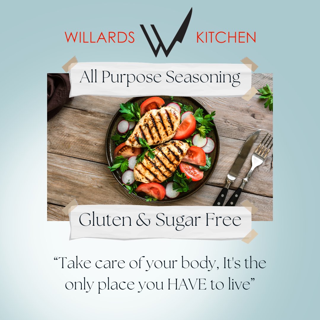 willardskitchen's tweet photo. Our All Purpose Seasoning...Goes with and on everything. #getyourrubon #willardskitchen #HealthyLiving #glutenfree https://t.co/kFArbnYa6v