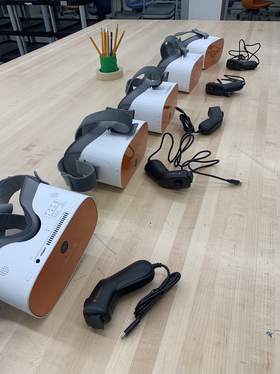 Today our teachers explored our new set of <a href="/ClassVR/">ClassVR from Avantis</a>. Looking forward to launching these in classrooms! <a href="/UCC_Community/">UCC_Community</a>