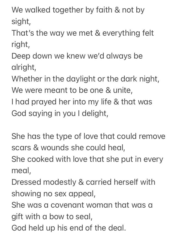 OmniversalMGET's tweet photo. I felt inspired by the Holy Spirit to write a short poem about walking in covenant with God &amp; finding that love along the way. It’s called “Covenant Love” it’s been a really long time since I’ve wrote a poem. So it feels good to connect with that part of my soul again. ⛪️🤴🏻🍒👸🏿🤞🏼 https://t.co/TTUVaAwTaG