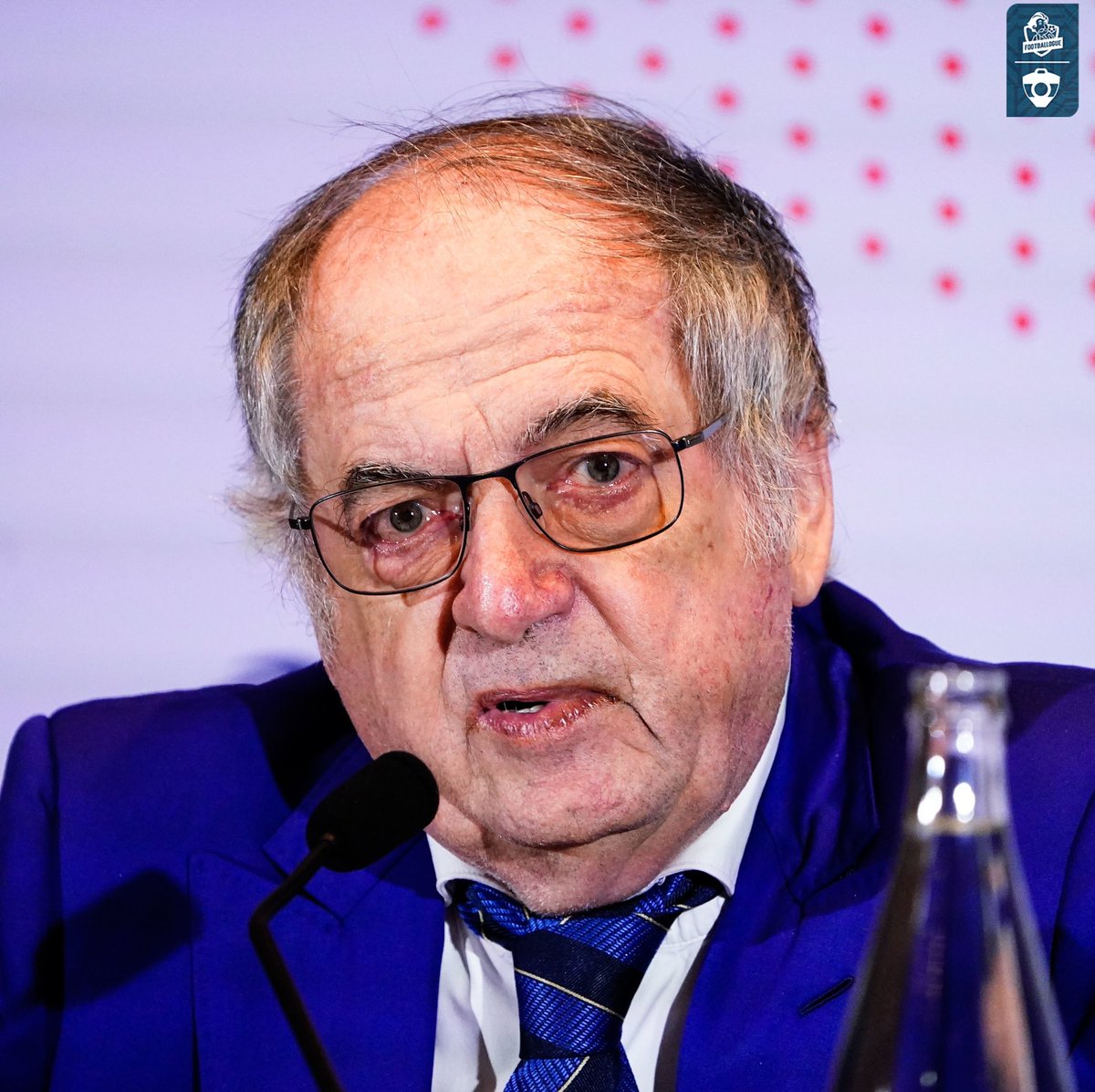Footballogue's tweet photo. Selon vous, Noël Le Graët doit-il quitter son poste de président de la Fédération Française de Football ? ❌🇫🇷

Si oui, qui doit le remplacer ? 🤔 https://t.co/v5qAyZdugh