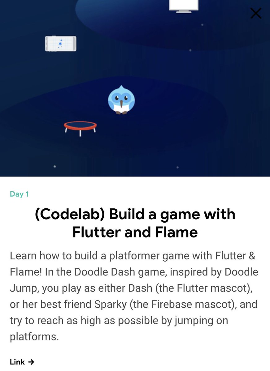AdarikuIsaac's tweet photo. I never imagine game development can be so easy ๐ฅน. All thanks to @FlutterDev. I am so excited about this. I am going to create more games in the future.
Check out the first codelab of #FF23 that made it possible: https://t.co/HMqv6yytWx ๐๐ฝ
#FlutterForward #FlutterGame https://t.co/kvyZ3XtHtg