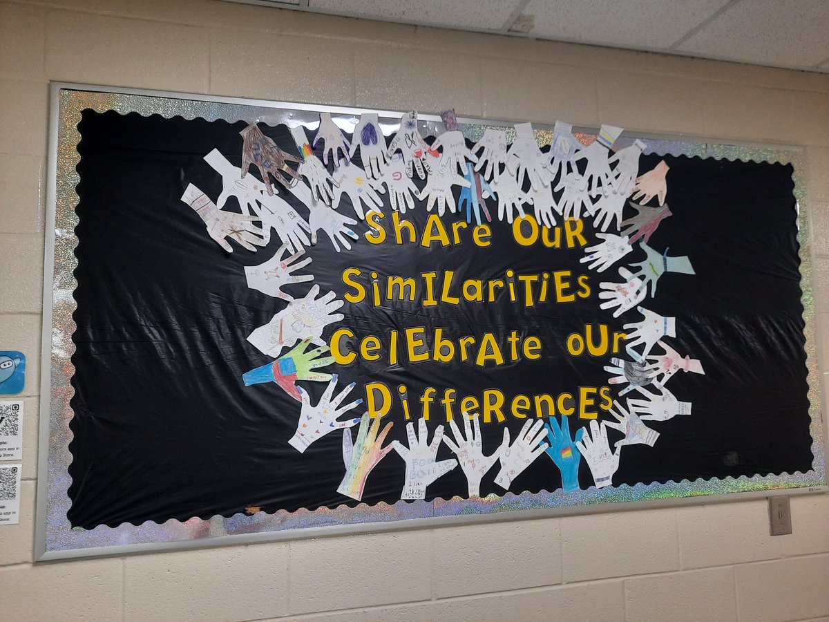 First group of classes came through today to make hands for our January board. We read _I Am Every Good Thing_ by Derrick Barnes &amp; Gordon James (illustrator), then decorated our hands to represent all the things we are. <a href="/icmsmediaserv/">icmsmediaservices</a> <a href="/Lori_McGovern/">Lori McGovern</a> <a href="/indiancreekmid/">Paul the Panther</a> #LibraryLadies