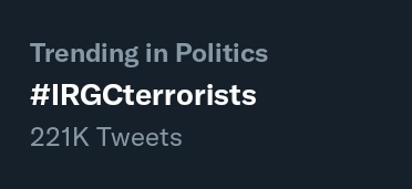 _lemon_h's tweet photo. ترند شد✔️
 تا آزادی راهی نمونده
ادامه بدین... #IRGCterrorist
https://t.co/jaZvgRVr9g… https://t.co/ZuhhbGa2TS