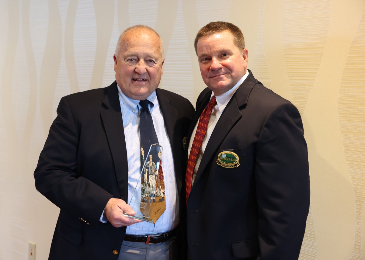 Today during our lunch and annual business meeting, we recognized our Tennessee Turfgrass Association award winners for 2022.

The highest honor we bestow, the Tom Samples Professional of the Year, was awarded to The Godfather, Bill Marbet!

#TTAcon2023 #TNTurf
