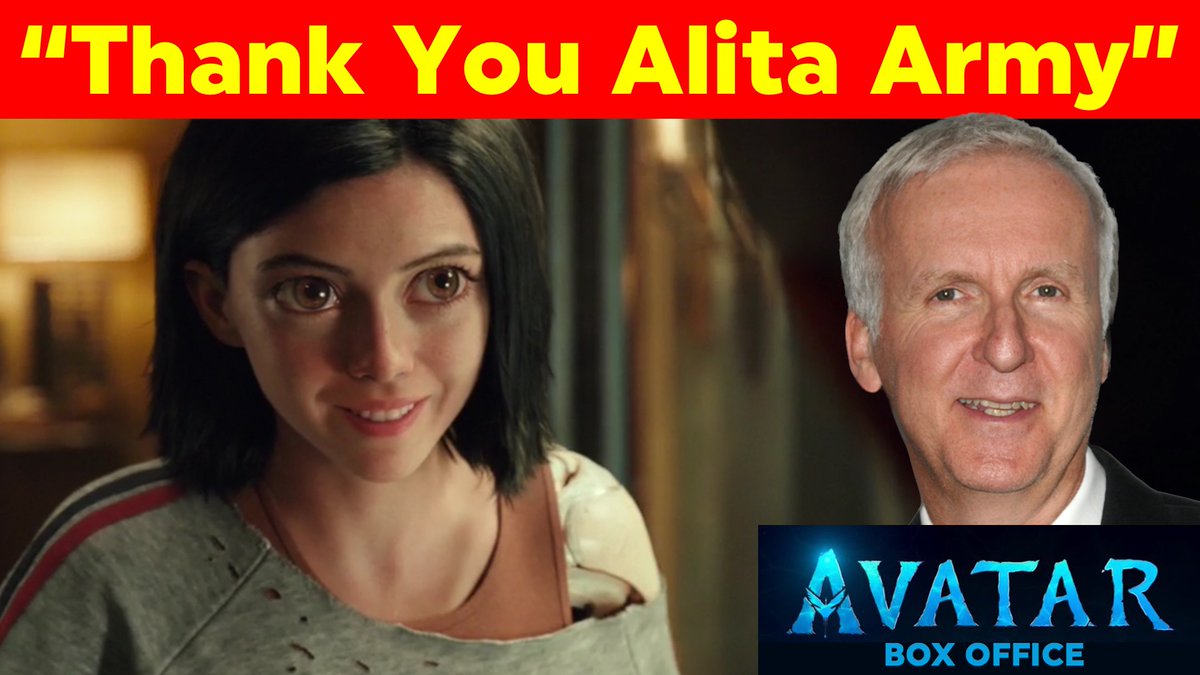 doc_ido's tweet image. James Cameron in new interview hopes to bring Alita back after huge Avatar 2 Success. Full details and Free Repairs including Final Avatar Box Office Prediction
youtu.be/6LZ03Rk1nLI #alitasequel #AvatarTheWayOfTheWater @JimCameron @jonlandau @Rodriguez