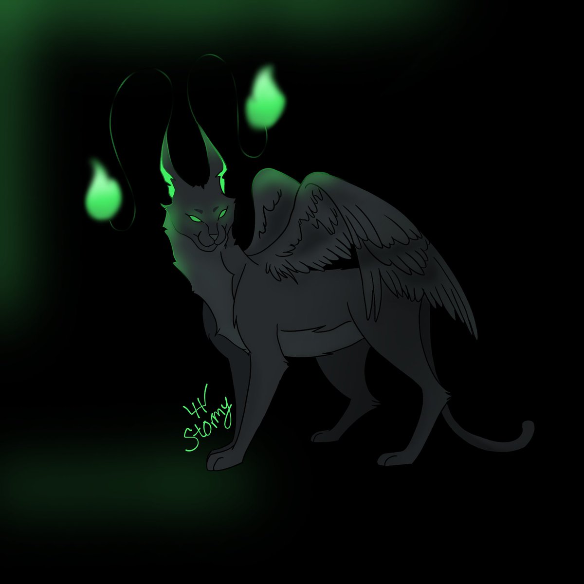 NorseShadowCat's tweet photo. Bygul's beast form.
This is the form he takes, mainly around Freya, and the form he met Viola in.
He can be as big as a 5 story building,  or as small as a horse in this form.
Main abilities/ weapons in this form include, but are not limited to: toxic saliva and claws. https://t.co/8K9hf762QN