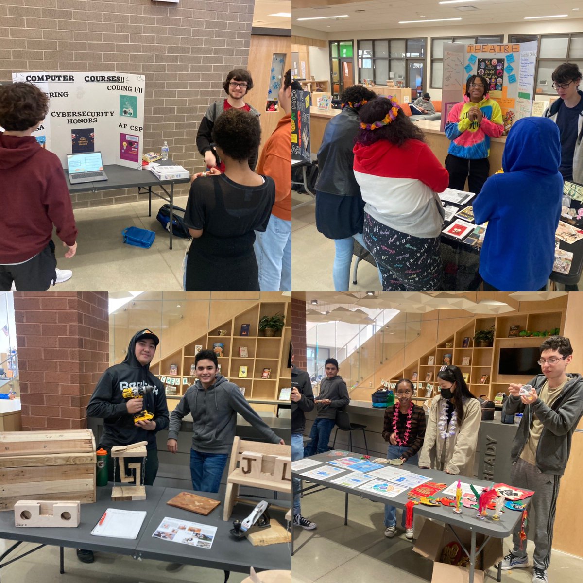 JRTPrincipal's tweet photo. Students connecting with students during curriculum fair activities this week! https://t.co/BmpIi38DVk