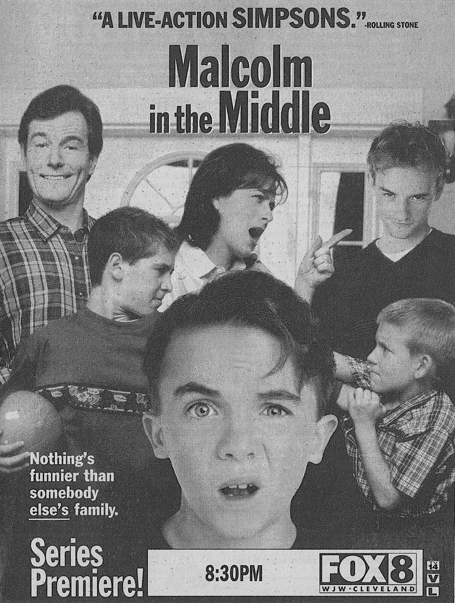 RetroNewsNow on Twitter "📺'Malcolm in the Middle' DEBUT (TV Guide