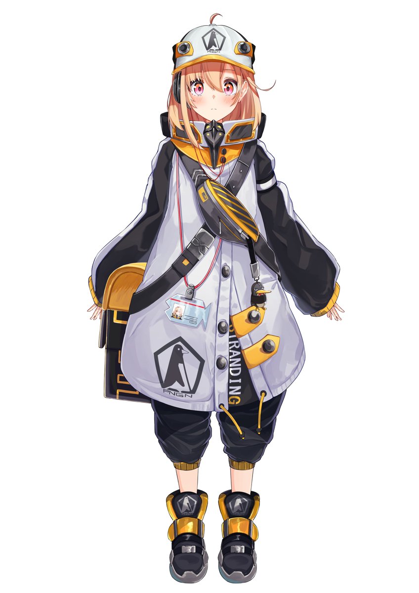 個人製作したVtuberちゃん!※あくまで立ち絵だけで、デビューとかでは