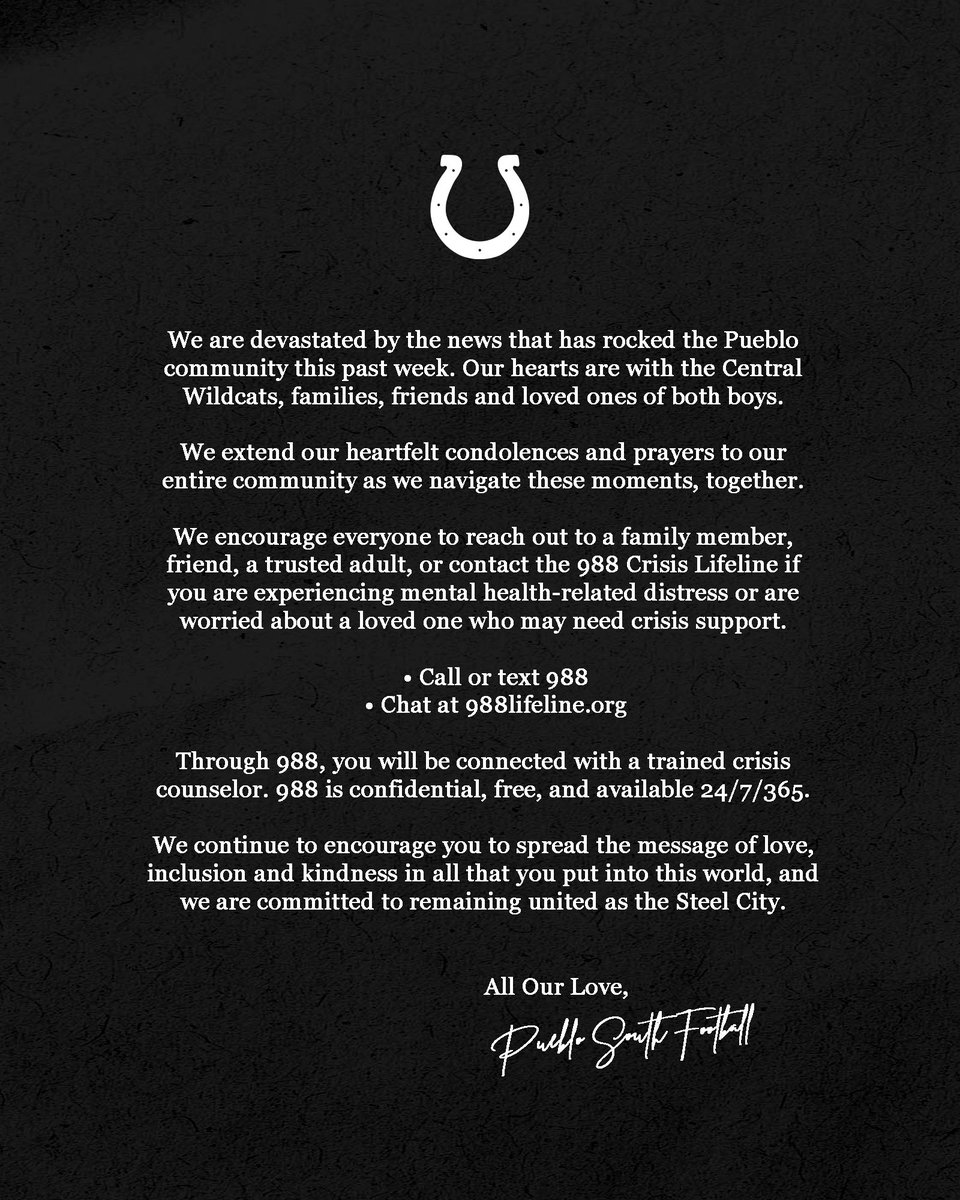 Thinking of the Steel City and sending love to our brothers and sisters on Orman Avenue.

If you would like to donate to the GoFundMe set up for Erric Lopez-Croft’s family, please follow the link:

gofundme.com/f/eric-mikey-l…