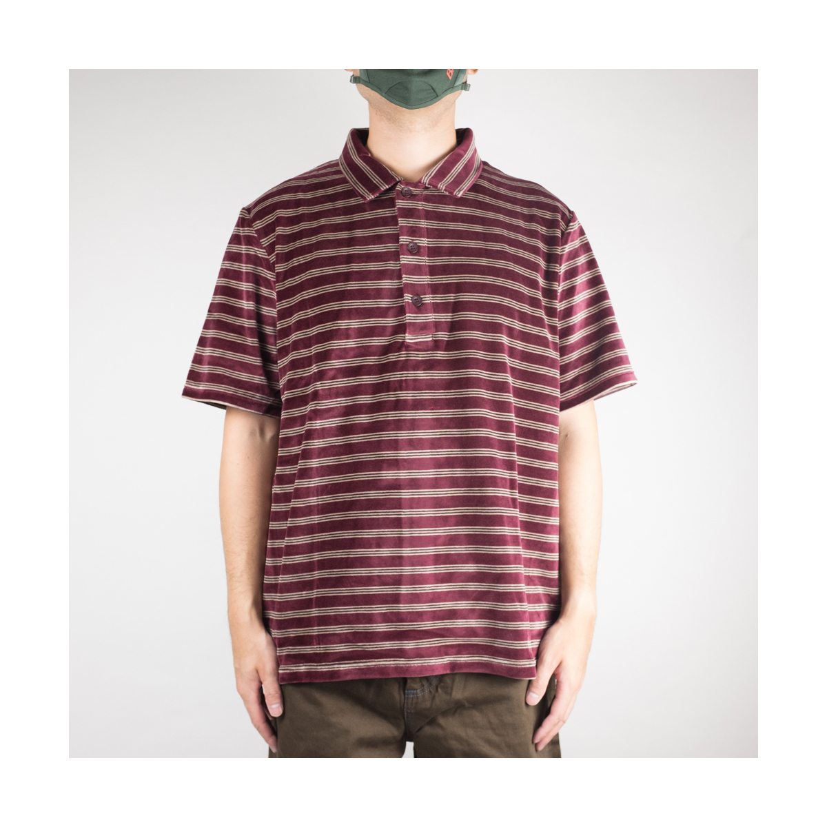 AndjoyStore's tweet photo. Polar Skate Co. Velour Polo Shirt in Wine. It appleis its custom buttons and Velour Fabric.
.
Polo Shirt: https://t.co/n5DibAvPKc
.
香港限定：
買滿500額外9折
買滿1000額外8折
買滿2000額外7折
.
#PolarSkateCo #NewArrivals #Winter22 #Skateboard #poloshirt #Sale #extrasale #香港 #減價 https://t.co/SjIbX2IyBF