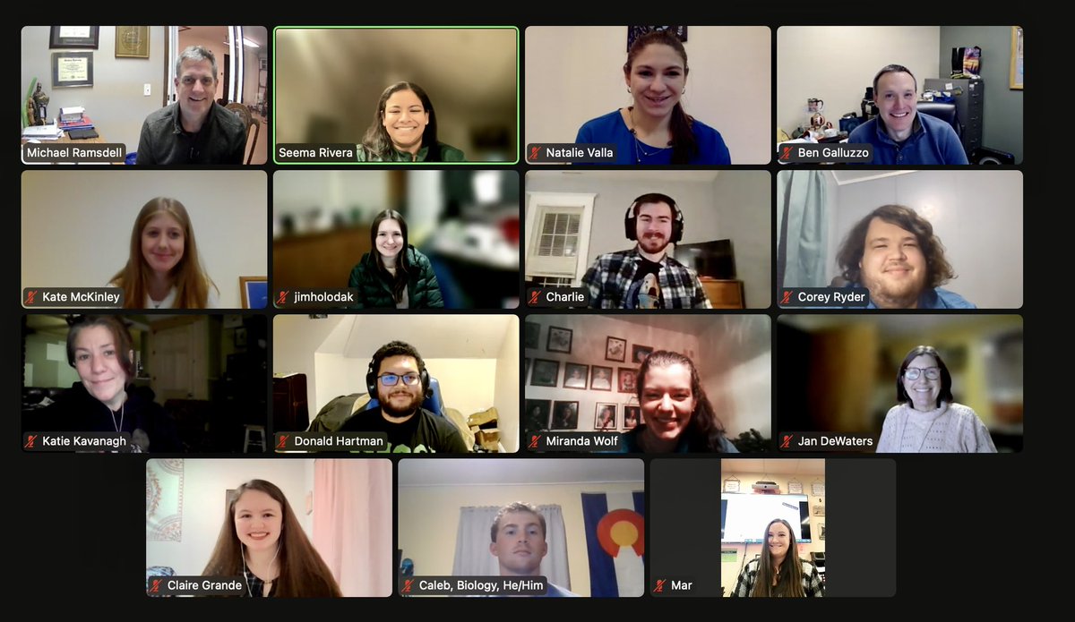 Great way to start the semester by checking in with our Noyce scholars, past, present, &amp; future!  #happy2023 #STEMteachers #STEMEd #clarksonnoyce