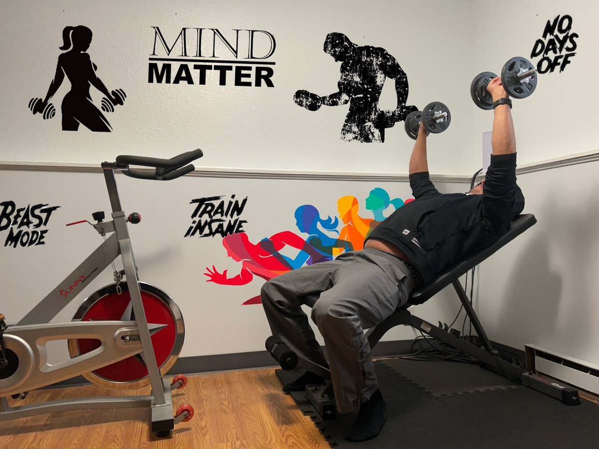 Don’t let your walls bring you down…Get your walls tattooed and get motivated today!  Give us a call for a free consultation. #chicago #tattooart #wallprinting #getmotivated