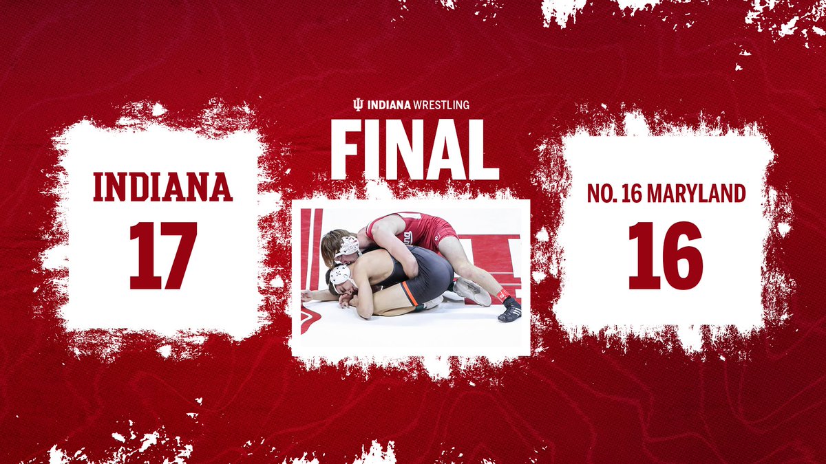 𝙃𝙤𝙤𝙨𝙞𝙚𝙧𝙨 𝙬𝙞𝙩𝙝 𝙩𝙝𝙚 𝙒!

IU picks up the win via tie-breaking criteria.

Indiana gets their second ranked win and first Big Ten of the year.