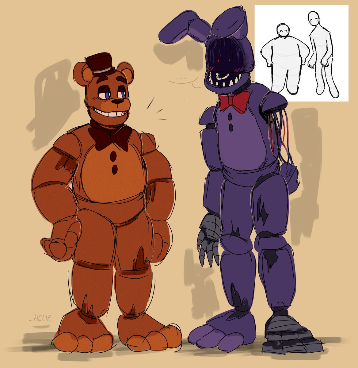 Faztober (day 15): Withered Bonnie : r/fivenightsatfreddys