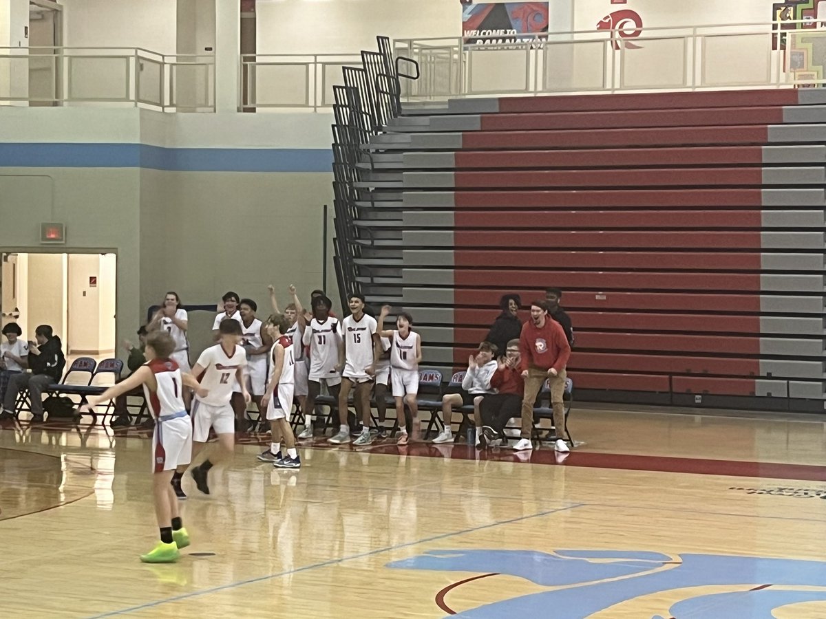 Congrats to @JPfor3_ for his first head coaching win at Ralston.

The <a href="/Ralston_Hoops/">Ralston Basketball</a> freshman/reserve team knocked down 13 3s to win big over CB Thomas Jefferson.