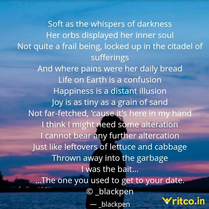 _phenomenal00's tweet photo. Title: Crushed Soul
What do you think?
#poem #writerscommunity #FYP https://t.co/afamdloFQL