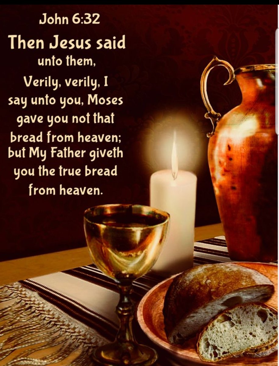 ChrisXo16's tweet photo. It was not Moses who gave you the bread from heaven; but it was my Father who gives you the true bread from heaven.💫🙌💫 https://t.co/nxPTc8XSTH