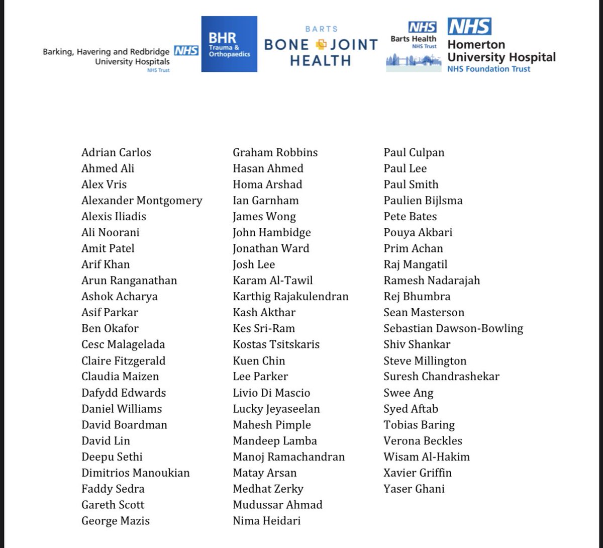 OrthopodReg's tweet photo. Letter of support from the #orthotwitter bosses at @NHSBartsHealth, @BHRUT_NHS, @NHSHomerton 

#juniordoctors - it’s time to vote. 
Check your post &amp; return your ballot. 

#medtwitter #NHSStrikes #NHS #PayRestoration #BMABallotReady https://t.co/iRLcRMv1dt