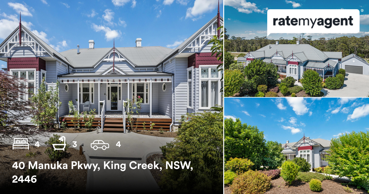 🛌 4 🛀 3 🚘 4
📍 40 Manuka Pkwy, King Creek, NSW, 2446

My latest listing on #RateMyAgent.

rma.reviews/Kwt49Xqgd8vu

...
#ratemyagent #realestate #Belle_Property_Port_Macquarie