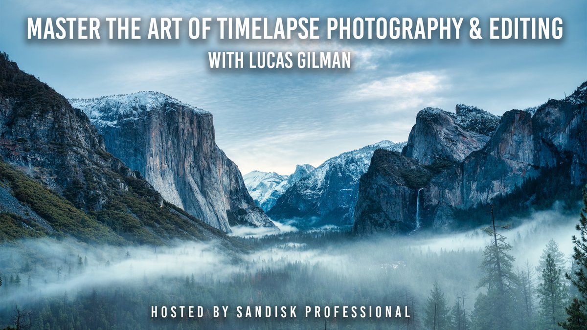 Dive into the exciting world of timelapse photography &amp; motion with @SanDiskPro  PRO-TEAM Ambassador <a href="/lucasgilman/">lucas gilman</a>. Lucas will cover the workflow and how to edit still images into stunning videos.

Tuesday @ 5pm | bhpho.to/3hJ6ZiT