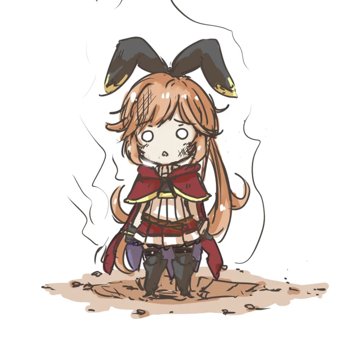 マント描き忘れてた。#グラブル 