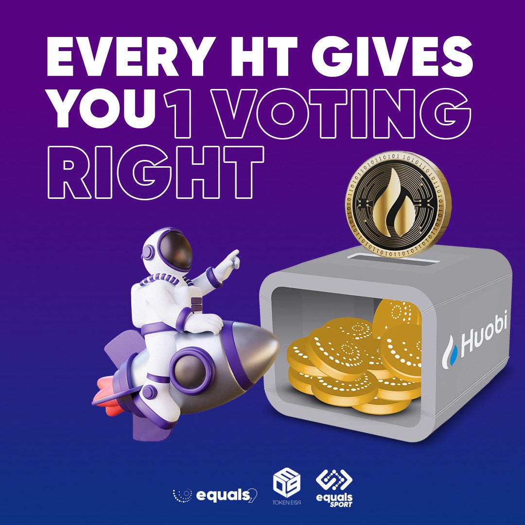 TokenEQ9's tweet photo. You can buy as many $HT as you want! The more $HT the better!         1 $HT = 1 Vote, by voting in #EQ9 you have the chance to win, part of $200k reward 

Go to @HuobiGlobal and starting buying your $HT

#PrimeVote2  #HT #EQ9  #PrimeVote  #Huobi #Huobiglobal https://t.co/5SgigcxLh3