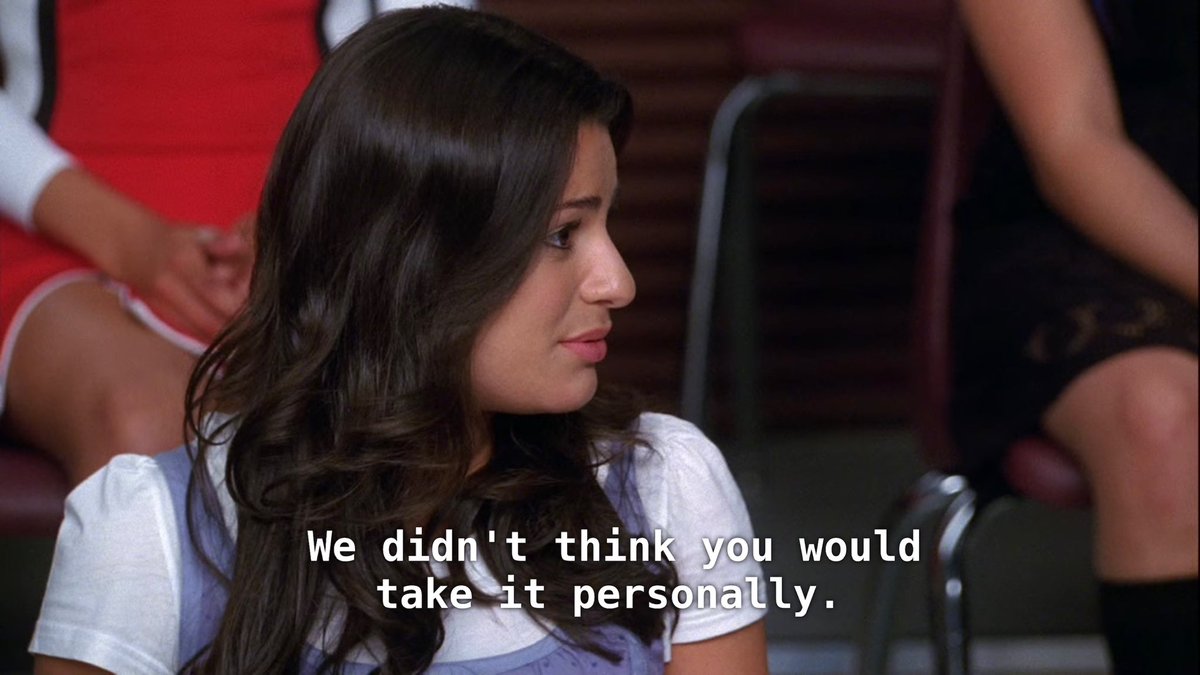 out of context glee tweet media