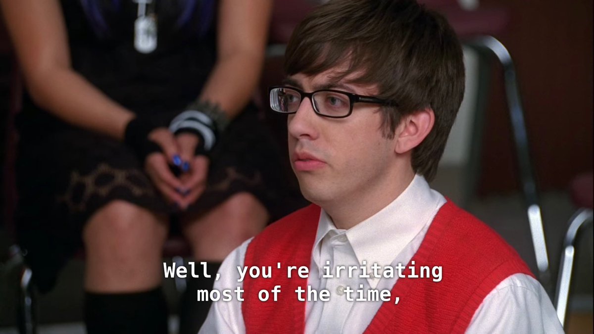 out of context glee tweet media