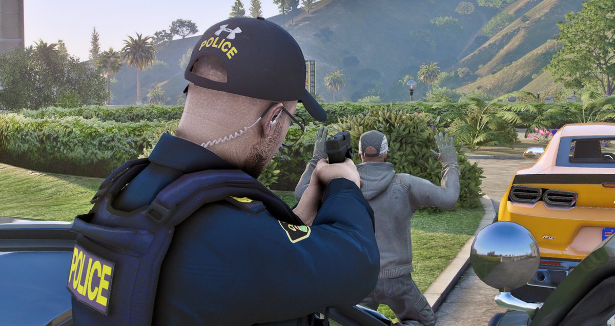 MLRP_Official's tweet photo. OPP units conducted a code 5 stop on a wanted and dangerous subject in Northern Ottawa over the weekend. The subject was arrested and taken to OPS Northern Detachment for processing.

Wanna join in? Join us at https://t.co/LyuePEH0sE

#roleplaying #roleplayer #GTAOnline #GTARP https://t.co/nn7NIfWfga