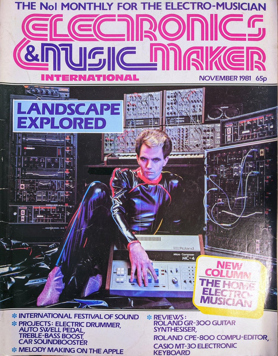 Time for some vintage knob twiddling now as I look back at Electronics &amp; Music Maker magazine!

Live from the tea rooms of Mars...