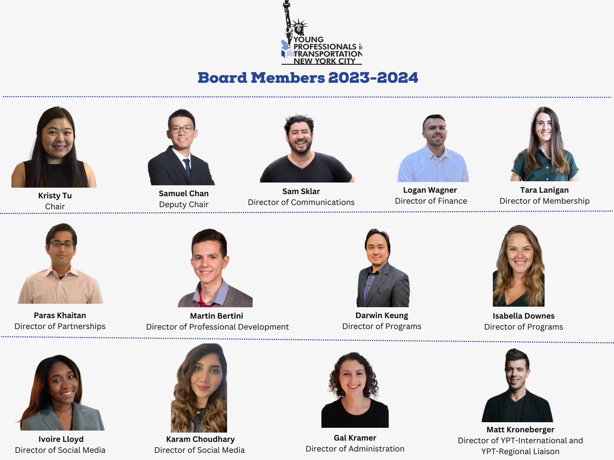 YPTNYC's tweet photo. Introducing your 2023-2024 #YPTNYC Board and a few of their goals for the year. 2023 is off to a good start! Head to our website to learn more https://t.co/7pkeEbRpBv https://t.co/npFHL6eaRe