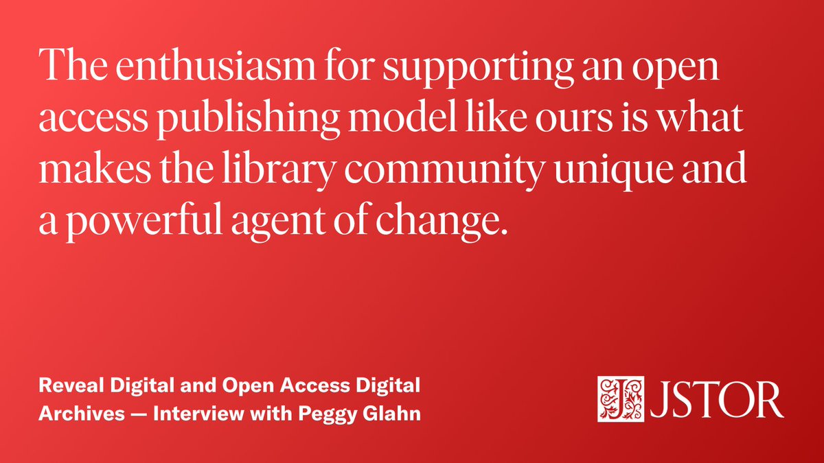 RevealDigital's tweet photo. Reveal Digital's @pglahn shares insights on #OpenAccess publishing in a recent #interview with @riceuniversity's @svieira, now available in @tandfonline's Serials Review. Check out the full interview here: https://t.co/wFBH9jjvvH https://t.co/aMd7GpTcEz