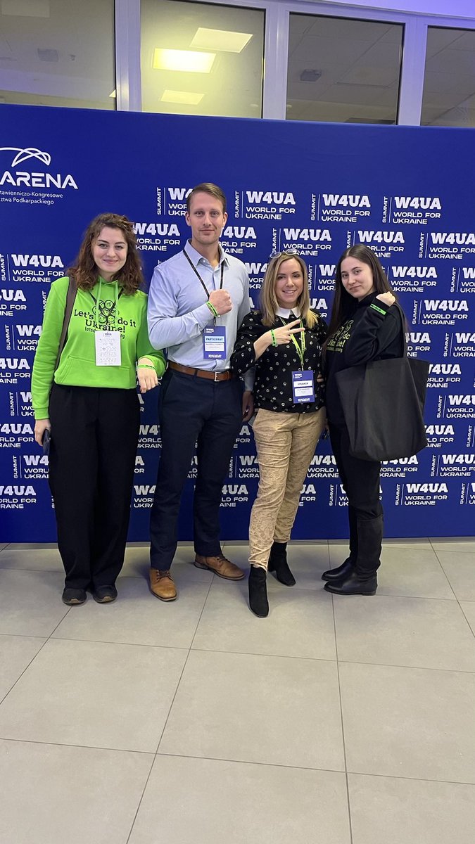 OpWhiteStork's tweet photo. #WhiteStork Operations Lead, Max Cormier attended the #WorldForUkraine Summit @W4UA_Summit in Rzeszow, Poland. Max met with humanitarian groups, shared lessons learned and established future partnerships.
#StandWithUkraine #СЛАВАУКРАЇНІ https://t.co/8mfLqLxiDJ