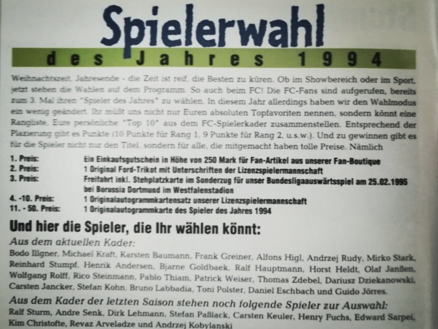 generation_dsf's tweet image. #Stumpf, #Jancker, #Jörres oder doch #Kobylanski?! Wer ist euer Spieler des Jahres 1994? Jetzt abstimmen und einen 250-DM-Gutschein für unsere Fan-Boutique oder eine #Freifahrt für den #Sonderzug nach Dortmund gewinnen! 🔴⚪🤔