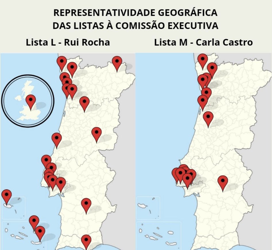 Chegar a todo o país é isto, que Rui Rocha fez. Não é ter uma representação litoral, lamento.