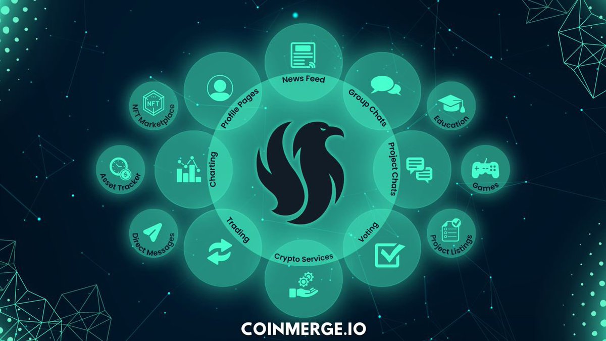 CoinMerge.io | The All-In-One Crypto Social Media Platform. 

A <a href="/coinmerge/">CoinMerge</a> Technologies Platform

🗣 Chat
📈Chart
💰Trade
🗳 Vote
🤯 Learn
👷Project Pages
🎨 NFT Marketplace
🛠Services

Sign up for Free Today!

#DeFi #CoinMerge #Crypto #Social