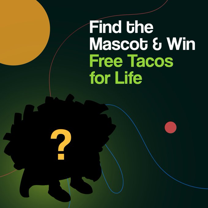 🎉7 DAYS OF GIVEAWAYS: DAY 6🎉

Interact with this post for the chance at winning a FREE Tenacious Tacos NFT! Any interaction will be considered!

Mint Details:
🌮Jan 16th
🌮10,000 Supply
🌮0.03 ETH