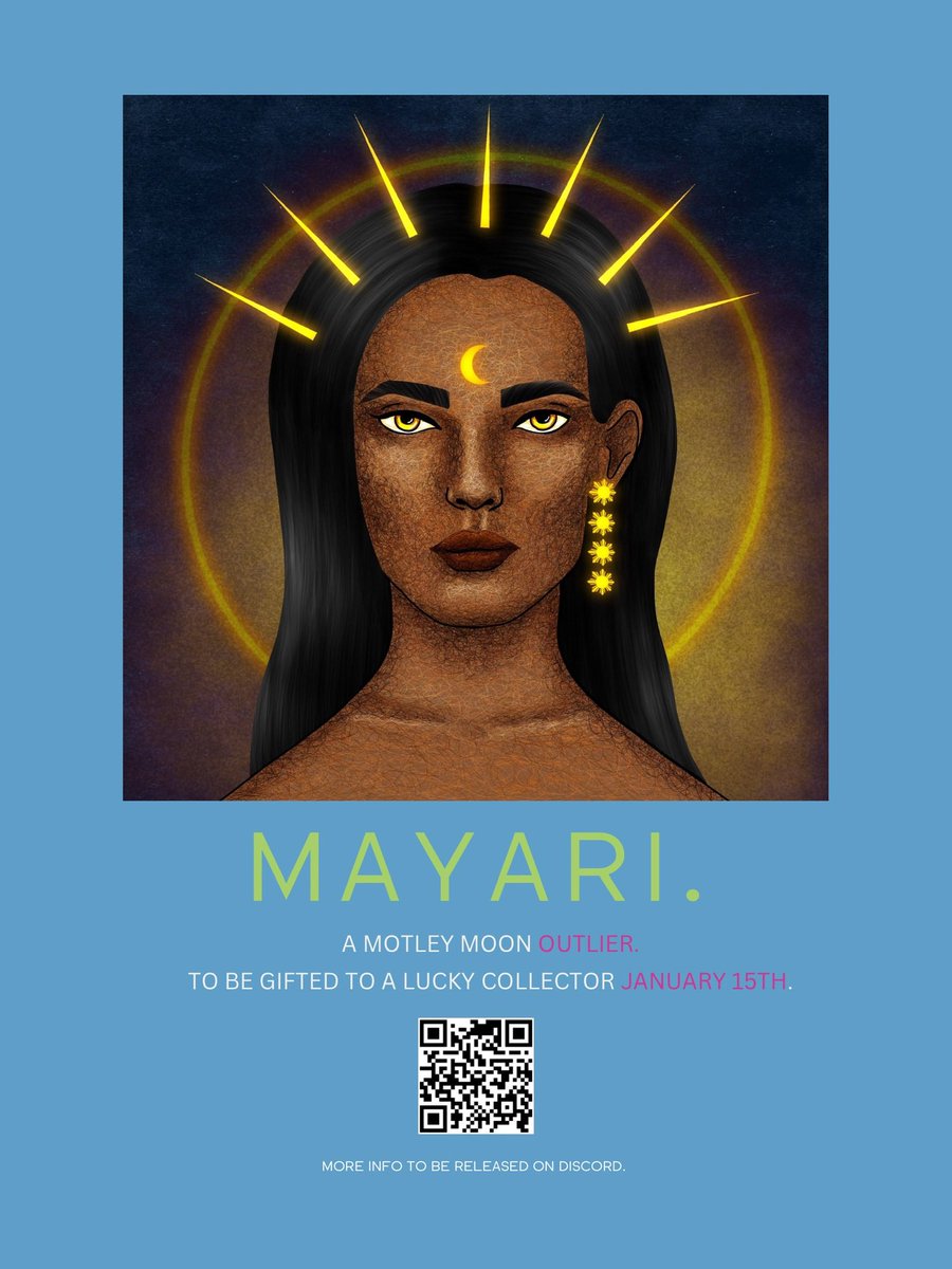 motleymoonnft's tweet photo. Our raffle for this 1/1, Mayari 🇵🇭🌙, is now live in our discord!

If you hold a Motley Moon NFT, you can enter to win this piece. Plain &amp; simple.

https://t.co/3tRYL3vcx4

#MoonCrew #NFT #NFTCommmunity #CNFT #CNFTCommunity https://t.co/5LTp73ry0r