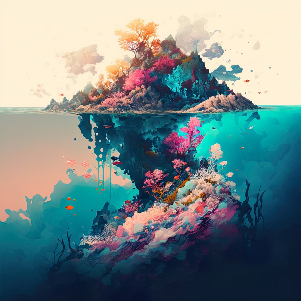 Just minted this 🔥 AI piece from Synthetic Horizons by <a href="/thomaaas_crypto/">Thomas Intuitive Art</a>

"This exhibition showcases the beauty of exploration, and the way that technology can open up new vistas of possibility."

Only 3 left - curated by <a href="/miragegalleryai/">Mirage Gallery</a>