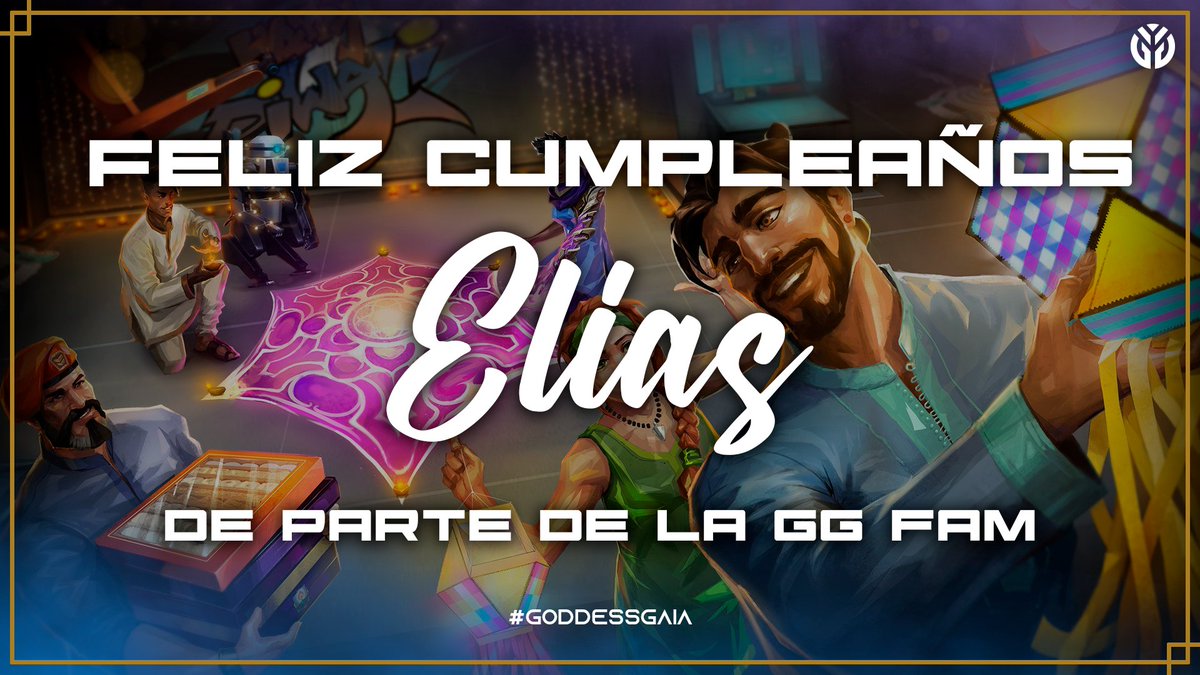 #HBD 

¡No queríamos terminar el día sin desearle un feliz cumpleaños a nuestro crack <a href="/Elias100cas/">Elias100cas</a>! ✨

¡Que la hayas pasado increíble y hayas comido mucho pastel! 🥳🎉

#GoddessGaia
