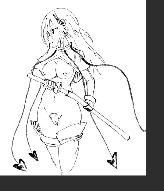 寝起き落書き 