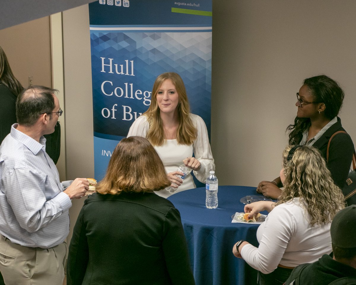 The Hull College welcomed its latest incoming cohort of MBA students tonight, a tradition of providing snacks and a chance to mingle before the first class.

#LikeNoOther #BusinessForLife #AugustaUniversity #MBA