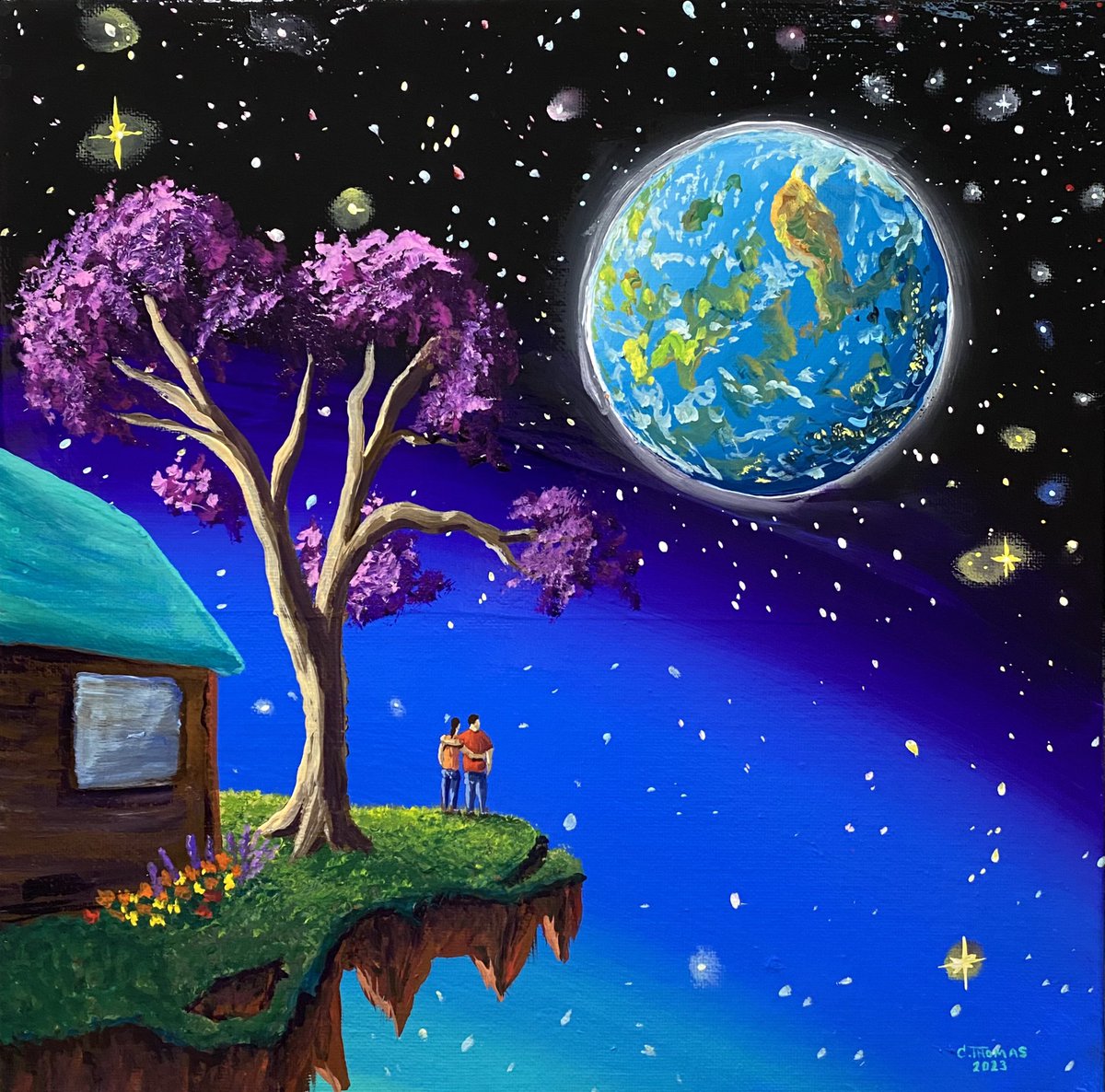 Vagabond ~ Acrylic 12”x12” 👨‍🎨