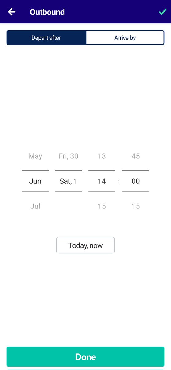 upeshchavda's tweet photo. @thetrainline your Android app has a bug, whereby if you wanted to select the first of a given month, you need to scroll to the bottom of the dates. The first available date is the second for some reason. It happens on all months 🙃 please fix it, I was so confused! https://t.co/jg7m9Np16c
