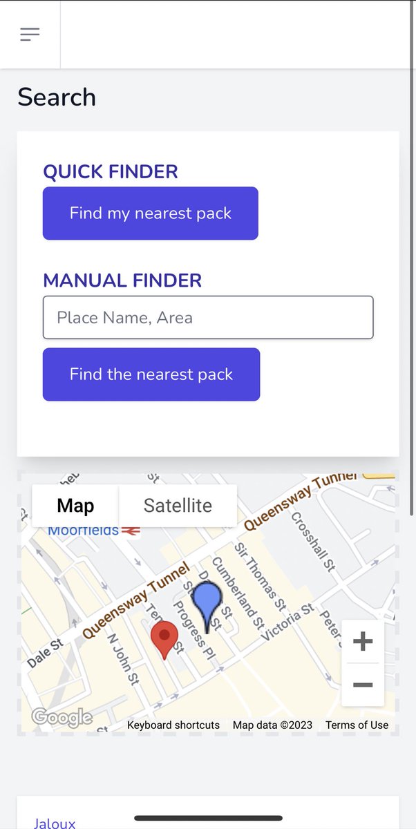 Been building a tool called PackMap for people to find their nearest Bleed Pack for serious wounds. You’re obviously not gonna use it if you’ve been seriously stabbed but the hope is friends, security &amp; BID control room do.