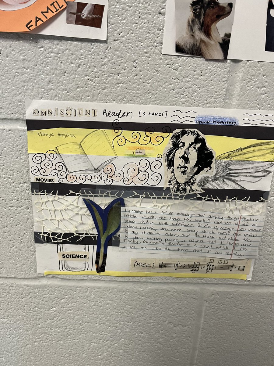 LightridgeEng's tweet photo. Students in Ms. Cichoski’s English 10 classes created the most inspiring 2023 vision boards to kick off the new year. Come see the magic in the English hallway! https://t.co/mC5rFZWtTo